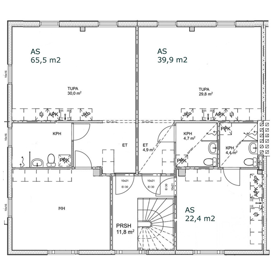 Rakennettava loft-asunto Viinikankatu 24 Tampere