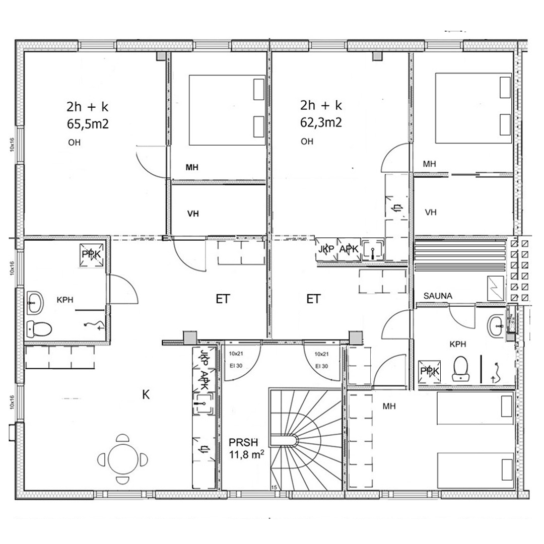 Rakennettava loft-asunto Viinikankatu 24 Tampere